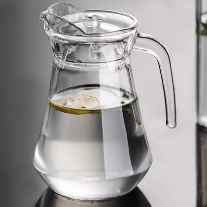 Imagem de Conjunto 4 Copos 310ml Com Jarra 1,3 Litros Vidro Agua Suco