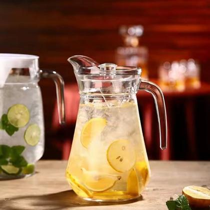 Imagem de Conjunto 4 Copos 310ml Com Jarra 1,3 Litros Vidro Agua Suco