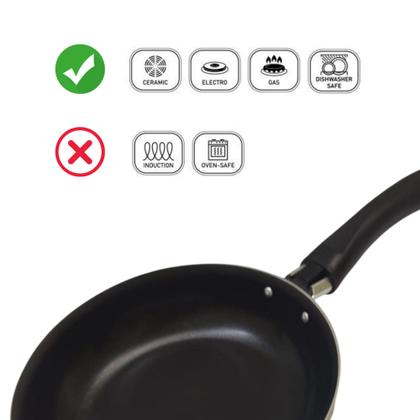 Imagem de Conjunto 4 Frigideiras Antiaderente Alumínio Polido 16-18-20-22 cm