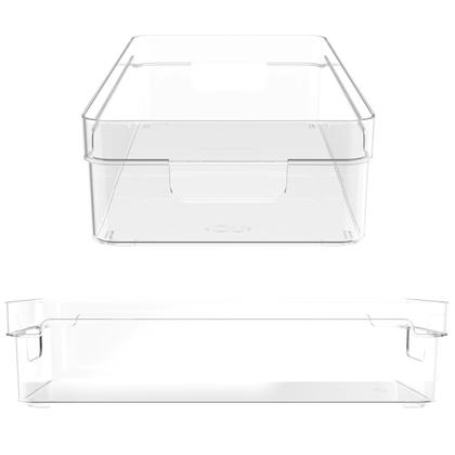 Imagem de Conjunto 4 Organizadores Multiuso Cesto Porta Alimentos Objetos Brinquedos - KTE 052 Ou