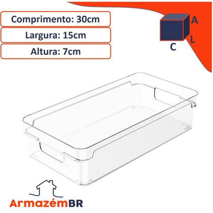 Imagem de Conjunto 4 Organizadores Multiuso Cesto Porta Alimentos Objetos Brinquedos - KTE 052 Ou