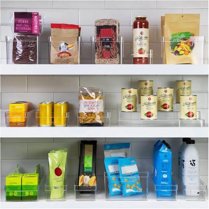 Imagem de Conjunto 4 Organizadores Multiuso Cesto Porta Alimentos Objetos Brinquedos - KTE 052 Ou