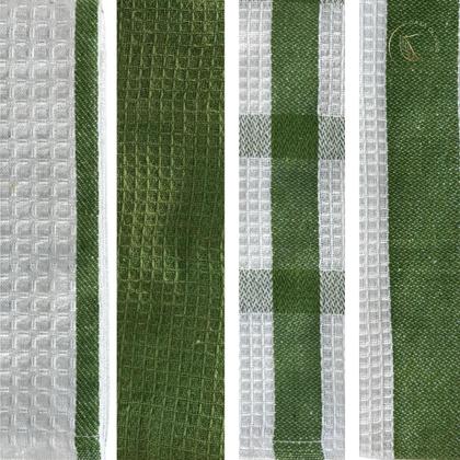 Imagem de Conjunto 4 Peças Guardanapo Pano Copa Cozinha Verde Mundiart 60x40cm