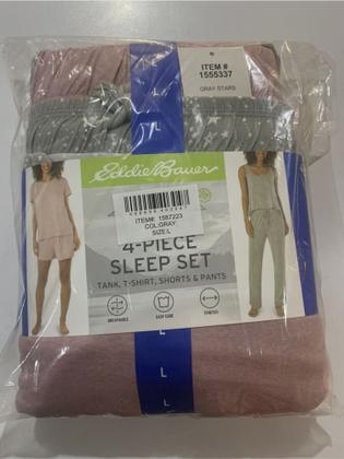 Imagem de Conjunto 4 peças pijama feminino Eddie Bauer