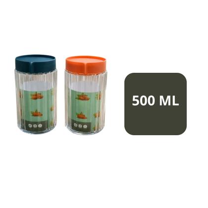 Imagem de Conjunto 4 Potes Redodndo de Vidro com Tampa