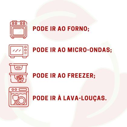 Imagem de Conjunto 4 Potes Trava Hermético Fit 640ml Vidro Retangular