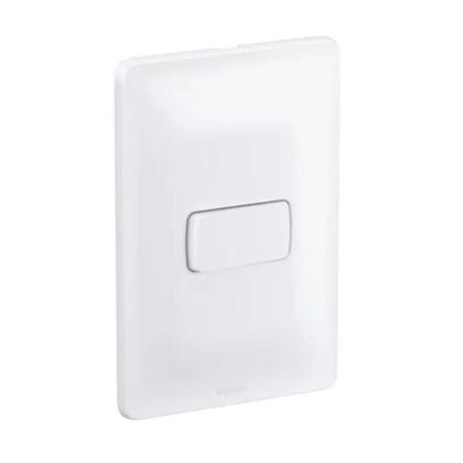 Imagem de Conjunto 4x2 1 Interruptor Simples 10A 250V Branco ZEFFIA