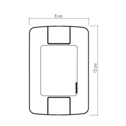 Imagem de Conjunto 4x2 1 Tomada 2P+T 20A Br ARIA 57241013 TRAMONTINA