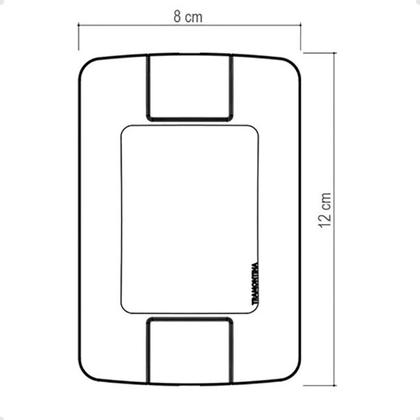 Imagem de Conjunto 4x2 1 Tomada 2p+t 20a Branco Aria - Tramontina