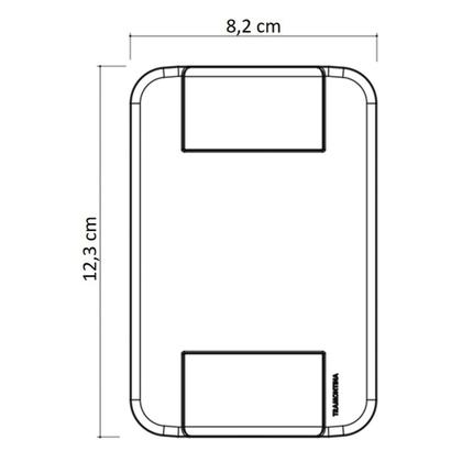 Imagem de Conjunto 4X2 2 Interruptores Paralelos 10A/250V Branco