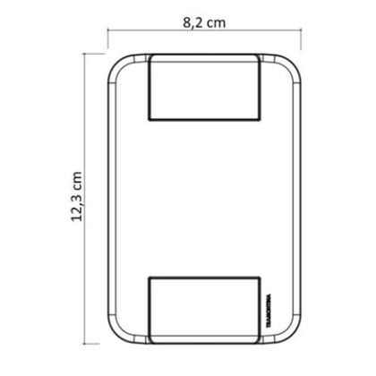 Imagem de Conjunto 4x2 2 Tomadas 2P+T 10A 250V Branco TABLET
