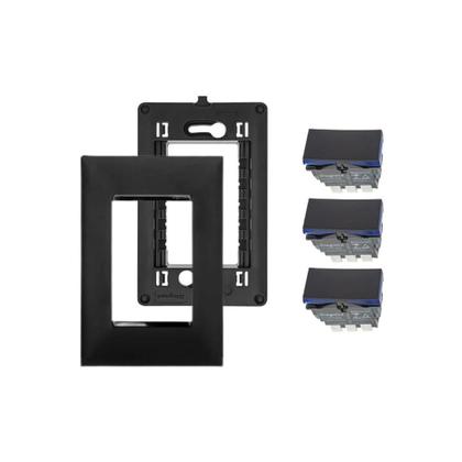 Imagem de Conjunto 4X2 3 Interruptores Paralelos Pial Plus+ Legrand