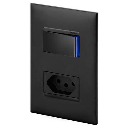 Imagem de Conjunto 4X2 3 Interruptores Paralelos Pial Plus+ Legrand