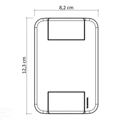 Imagem de Conjunto 4x2 Com 1 Interruptor Simples 10 A 250 V E 1 Tomada 2p+t 20 A 250 V Tablet Branc