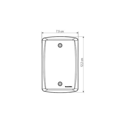 Imagem de Conjunto 4x2 com 1 Interruptor Simples 10 A 250 V Tramontina Lux2 Branco