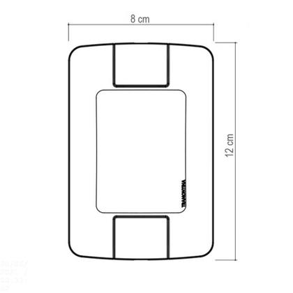 Imagem de Conjunto 4x2 com 1 Interruptor Simples 6 A 250 V e 1 Tomada 2P+T 20 A 250 V Tramontina Aria Branco