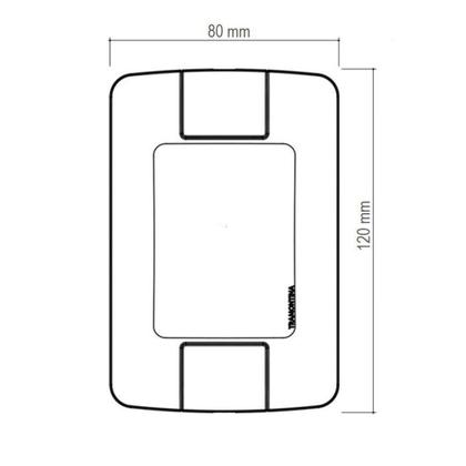 Imagem de Conjunto 4x2 Com 1 Interruptor Simples Tramontina Aria 6 A 250 V Branco Tramontina