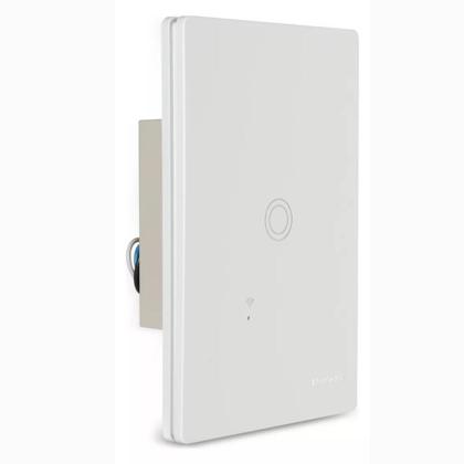 Imagem de Conjunto 4x2 com 1 Interruptor Touch Inteligente Wifi - Alexa Branco MarGirius