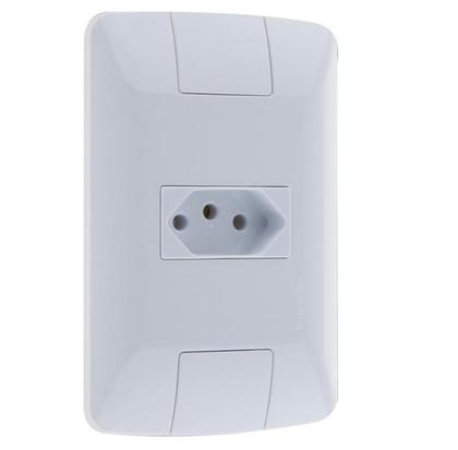 Imagem de Conjunto 4x2 Com 1 Tomada 2p+T 10a/250v Tramontina Aria