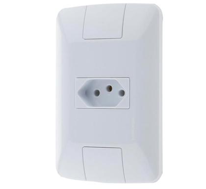 Imagem de Conjunto 4x2 Com 1 Tomada 2p+T 10a/250v Tramontina Aria