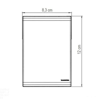 Imagem de Conjunto 4x2 com 2 Interruptores Simples Tramontina Liz 10 A 250 V Branco