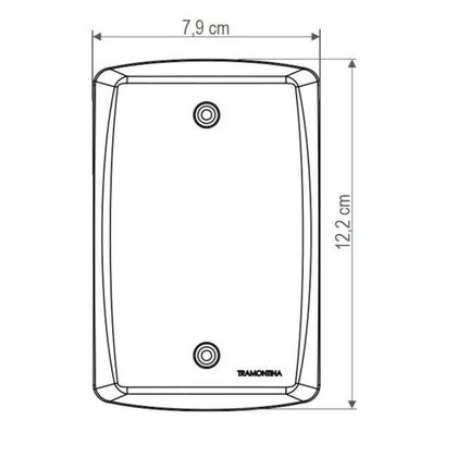 Imagem de Conjunto 4x2 Com 3 Tomadas 2p+t 20 A 250 V Tramontina Lux2 Branco Tramontina
