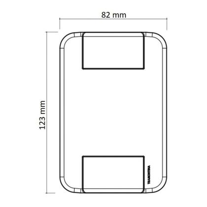 Imagem de Conjunto 4x2 Com 3 Tomadas 2p+t 20 A 250 V Tramontina Tablet Branco Tramontina
