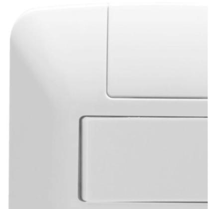 Imagem de Conjunto 4x2 Interruptor Simples 1 Tomada 2P+T 10A BR ARIA