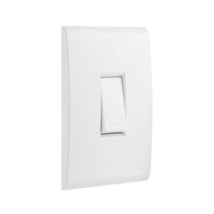 Imagem de Conjunto 4x2 Interruptor Simples Branco Liz Tramontina