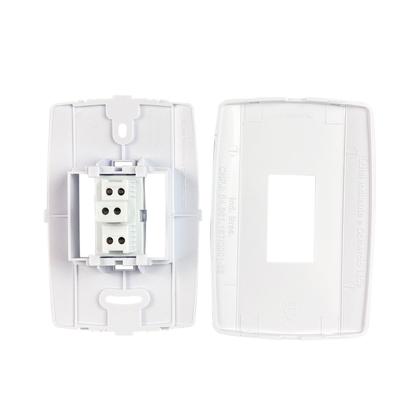 Imagem de Conjunto 4x2 - Placa espelho e 1 Interruptor paralelo - Vertical Slim Ilumi 8022