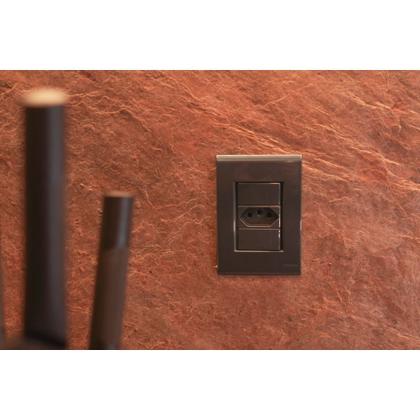 Imagem de Conjunto 4x2 Tramontina Liz Grafite 1 Tomadas 2P+T 20A~250V