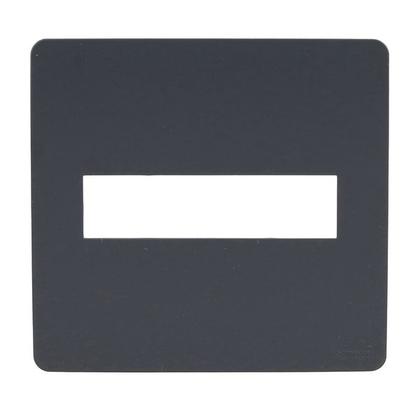 Imagem de Conjunto 4x4 Tomada Dupla 20A Orion Schneider Grafite Black