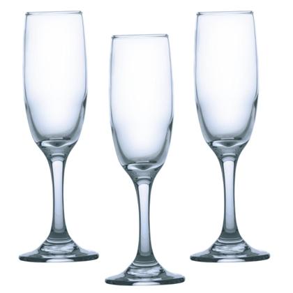 Imagem de Conjunto 5 Taças Vidro 180ml Champagne Luxo Ano Novo