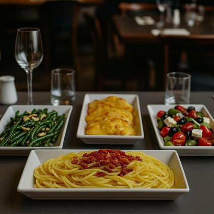 Imagem de Conjunto 5 Travessas Melamina Branca 41,5x26,5cm Wolff Bandeja Servir Buffet Retangular