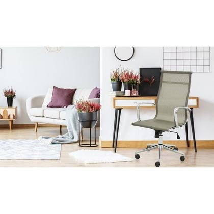 Imagem de Conjunto 6 Cadeiras de Escritório Presidente Giratória Sevilha Alta Tela