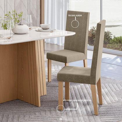 Imagem de Conjunto 6 Cadeiras para Sala de Jantar Nice