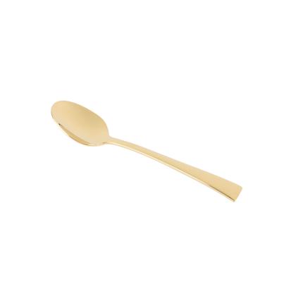 Imagem de Conjunto 6 colheres aço inox p/café Berna dourado