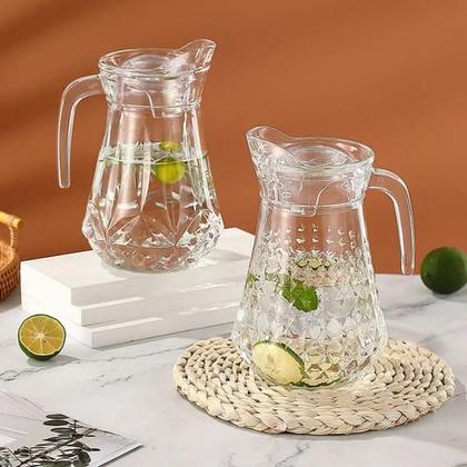 Imagem de Conjunto 6 Copos 218ml Com Jarra 1,5 Litros Vidro Agua Suco