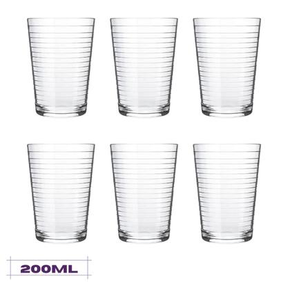 Imagem de Conjunto 6 Copos Arizona De Vidro 200ml Transparente