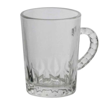 Imagem de Conjunto 6 Copos De Vidro Com Alça Triangulo 115 Ml - Lyor