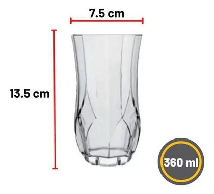 Imagem de Conjunto 6 Copos Longos 360ml Opera Nadir Figueiredo