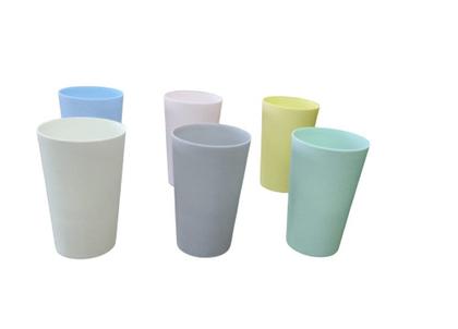 Imagem de Conjunto 6 Copos Plástico 400ml - Multicolorido