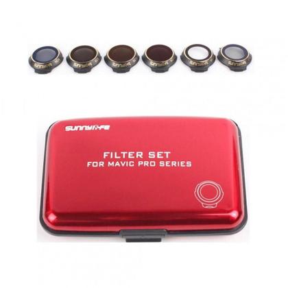 Imagem de Conjunto 6 Filtros Drone Dji Mavic Pro Nd4,8,16,32 Mcuv Cpl
