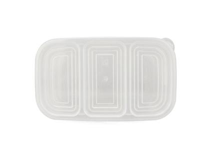 Imagem de Conjunto 6 Pote Conservador Alimentos 3 Divisórias Nitron