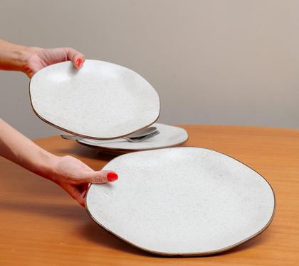 Imagem de Conjunto 6 Pratos Raso Ryo Maresia Oxford 27,5 cm