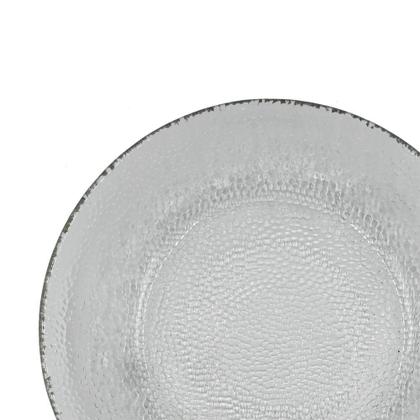 Imagem de Conjunto 6 Pratos Raso Vidro Transparente Forjado 22Cm