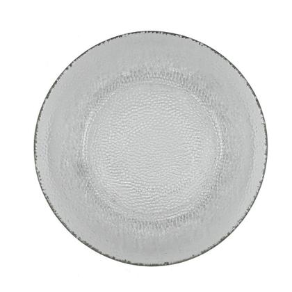 Imagem de Conjunto 6 Pratos Raso Vidro Transparente Forjado 22Cm