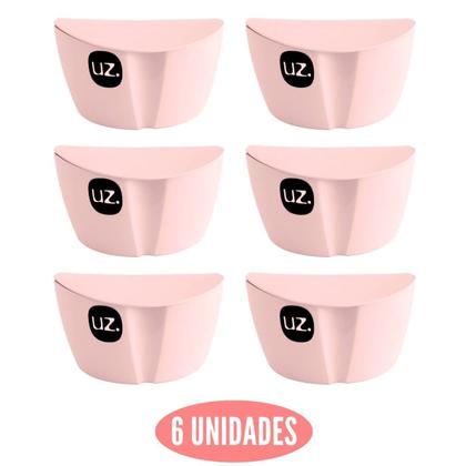 Imagem de Conjunto 6 Saleiros Rosa 500ml  Alta Qualidade Gourmet