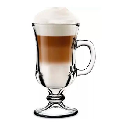 Imagem de Conjunto 6 Taças Caneca De Vidro Cappuccino Café 120m lIrish Coffee