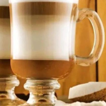 Imagem de Conjunto 6 Taças Caneca De Vidro Cappuccino Café 120m lIrish Coffee